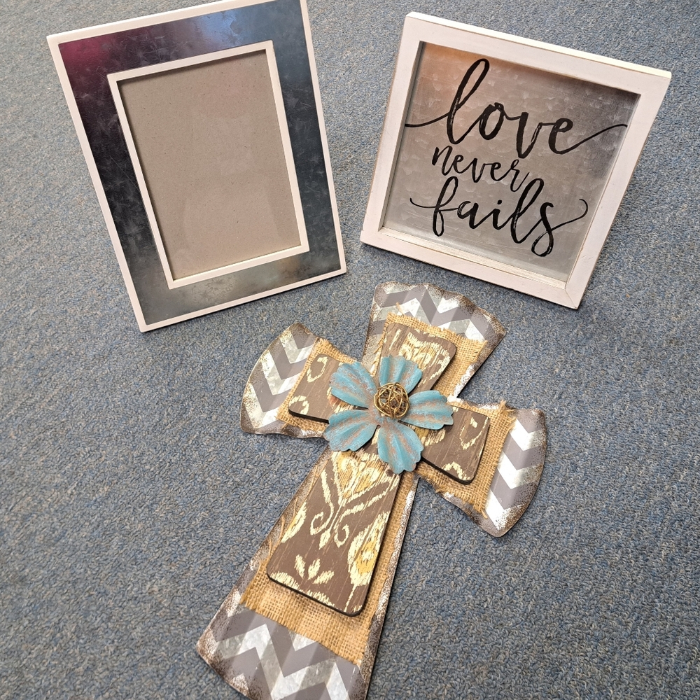 Hobby Lobby Galvanized Look Home Decor Set